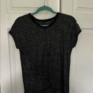 lululemon athletica Charcoal Heathered Short Sleeve Tee